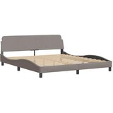  Krevet s madracem Dover smeđesivi 180x200 cm tkanina | shoptok.hr