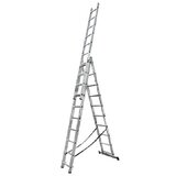 Krause trodelna večnamenska aluminijasta lestev Corda 3x10 stopnic 030405 | Shoptok.si