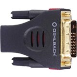 Oehlbach DVI / HDMI Adapter [1x Muški konektor DVI, 18 + 1 pol - 1x Ženski konektor HDMI] Crna pozlaćeni kontakti Cijene