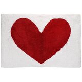 Rex London Rdeče-bela kopalniška preproga 50x80 cm Heart – Cene