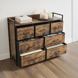 RELAXDAYS Komoda s ladicama, rustikalno smeđa 98 x 28,5 x 85 cm | shoptok.hr