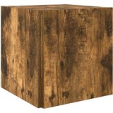  Bočni stolić dimljeni hrast 33 x 33 x 34,5 cm konstruirano drvo | shoptok.hr
