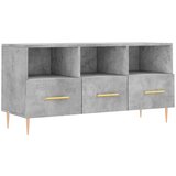 Maison Chic TV omarica - TV stojalo - Televizijska omarica betonsko siva 102x36x50 cm inženirski les, (21701037) Cene