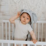Baby Textil peškir za bebe sa kapuljačom Zeka Siva | ePonuda.com
