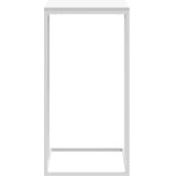  Bočni stolić bijeli 40 x 30 x 59 cm od konstruiranog drva | Eponuda.com