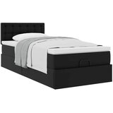  Otomanski krevet s madracem crni 90x200 cm umjetna koža | Eponuda.com