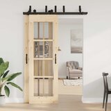  Pribor za klizna vrata 305 cm čelični crni | shoptok.hr