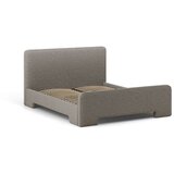 Micadoni Sivi tapecirani bračni krevet s podnicom 180x200 cm Eda – | shoptok.hr