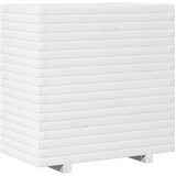 Furnova Vrtno cvetlično korito belo 70x40x72 cm trdna borovina, (21920428) | Shoptok.si