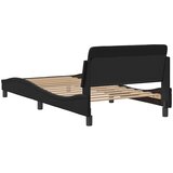  Okvir za krevet Dover crni 100x203 cm od umjetne kože | shoptok.hr
