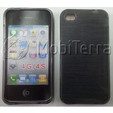  Gumijasti / gel etui Jelly Plum za Apple iPhone 4 4S - črni | Shoptok.si