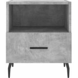  Noćni ormarići 2 kom boja betona 40x35x47,5cm konstruirano drvo | shoptok.hr
