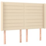  Krevet box spring s madracem LED krem 140x200 cm od tkanine | shoptok.hr