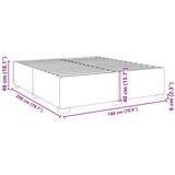  Okvir kreveta bez madraca crni 180x200 cm od tkanine | shoptok.hr