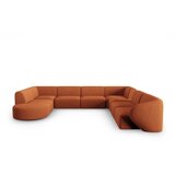 Milo Casa Kutna garnitura od šenila boja terakote (s desnim kutom/u obliku slova "U") Paolo – | shoptok.hr