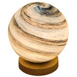 Venisymlis 15 Cm Namizne Svetilke, Ročno Izdelana Nočna Lučka Glass Moon Planet Usb Power - Modra, (22068154) Cene