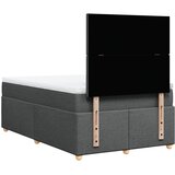  Krevet s oprugama i madracem tamnosivi 120 x 200 cm od tkanine | shoptok.hr