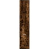 vidaXL Ormarić za lijekove boja dimljenog hrasta 30x41x144,5 cm drveni | shoptok.hr