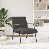  Fotelja Tamno siva Tkanina s uvijenim učinkom | shoptok.hr