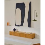 Kave Home TV omarica v hrastovem dekorju v naravni barvi 200x30x40 cm Helvine – | Shoptok.si