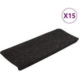  Samoljepljivi otirači za stepenice 15kom 65x24,5x3,5cm antracit | shoptok.hr