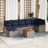  Sjedeća garnitura za vrt 8 kom. poliratan 297,5 x 132,5 x 85 cm | shoptok.hr