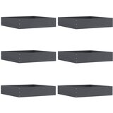  Ograda oko Travnjaka 6 pcs Antracit 60 x 60 x 13 cm Čelik | Eponuda.ba