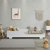 MID.YOU NIZKA POSTELJA 90 cm x 200 cm , les, leseni material bela | Shoptok.si