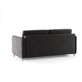 Micadoni Temno siva žametna sedežna garnitura za spanje 184 cm Simo – | Shoptok.si