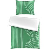 Esposa obojestranska posteljnina 140/200 cm saten žadasto zelena | Shoptok.si