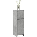 vidaXL Kopalniška omarica betonsko siva 30x30x95 cm iverna plošča | Shoptok.si