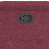  Naslonjač na podizanje od tkanine crvena boja vina | shoptok.hr