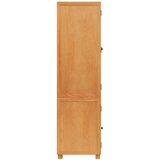  Set namještaja za pohranu 2 kom. Smeđa Čvrsto Hrastovo Drvo | shoptok.hr