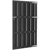 vidaXL Vrtna vrata WPC 100x180 cm siva | Shoptok.si