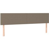 vidaXL Posteljno vzglavje 2 kosa taupe 80x5x78/88 cm blago, (20953732) | Shoptok.si