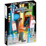 Magic Toys večnamenska risalna tabla 3-v-1 z led osvetlitvijo ozadja v fantovski barvi outlet | Shoptok.si