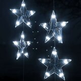 vidaXL LED zavesa z zvezdicami 200 LED lučk hladno bela 8 funkcij | Shoptok.si