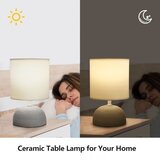 Aigostar Stona lampa 1xE14/40W/230V siva/bela | Eponuda.com