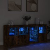  Komoda s LED svjetlima boja dimljenog hrasta 164 x 37x 67 cm | Eponuda.ba