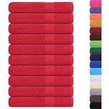 Brisače 10 kos rdeča 100x200 cm 360 g/m² 100% bombaž, (21822818) | Shoptok.si
