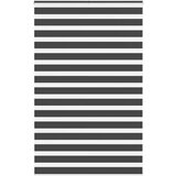 vidaXL Zavjesa zebra crna 140x230 cm širina tkanine 135,9 cm poliester | shoptok.hr