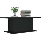  Stolić za kavu crni 102 x 55,5 x 40 cm od konstruiranog drva | Shoptok.si