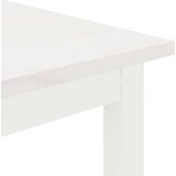  Klupa Bijelo 80 x 35 x 45 cm Čvrsto borovo drvo | shoptok.hr