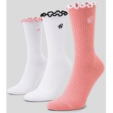 GymBeam Čarape Ruffle 3Pack Pink S | Eponuda.com