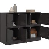  Komoda crna 99 x 39 x 73 cm čelična | shoptok.hr