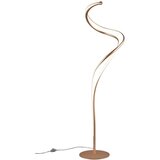 Trio Select LED stojeća svjetiljka u zlatnoj boji s metalnim sjenilom (visina 160 cm) Nala – | shoptok.hr