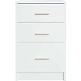 vidaXL Nočna omarica bela 40x40x63 cm konstruiran les | Shoptok.si