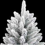 vidaXL Umestno božično drevo med 300 LED Bela 78 x 78 x 210 cm | Shoptok.si