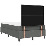  s opruga kutije Tamno siva 120 x 200 cm tkanina | shoptok.hr