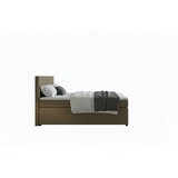 MID.YOU BOXSPRING POSTELJA 140 cm x 200 cm , tekstil, leseni material peščene barve | Shoptok.si